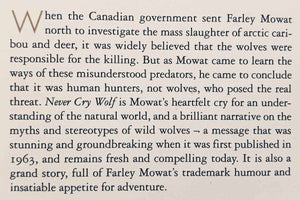 NEVER CRY WOLF - Farley Mowat