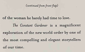 THE CONSTANT GARDENER - John le Carre