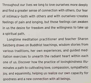LOVINGKINDNESS - Sharon Salzberg