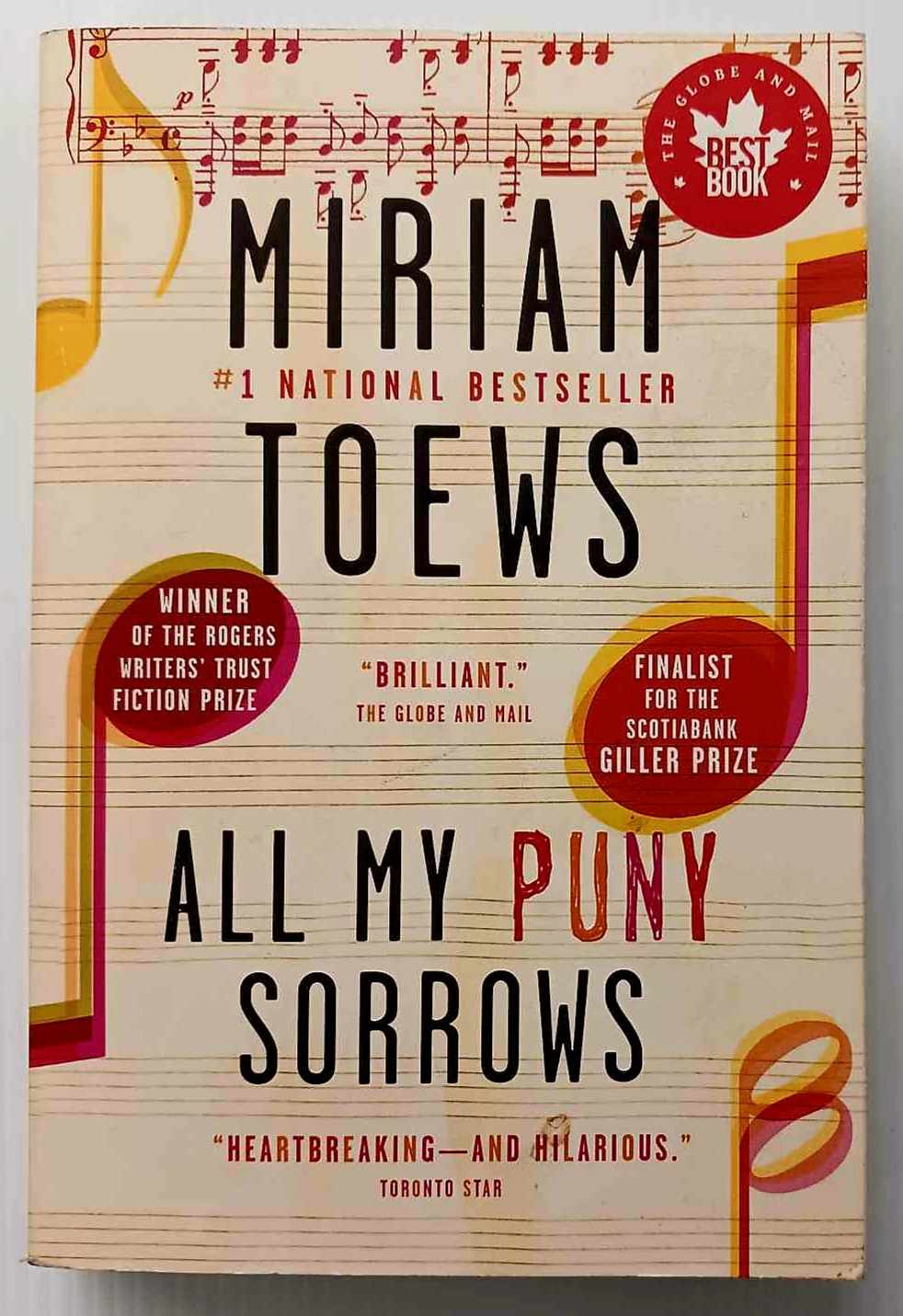 ALL MY PUNY SORROWS - Miriam Toews