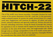 Load image into Gallery viewer, HITCH 22 - Christopher Hitchens
