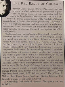 THE RED BADGE OF COURAGE - Stephen Crane