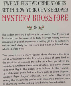 CHRISTMAS CRIMES AT THE MYSTERIOUS BOOKSHOP - Otto Penzler