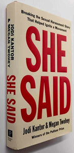 SHE SAID - Jodi Kantor, Megan Twohey