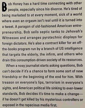 Load image into Gallery viewer, BOB HONEY WHO JUST DO STUFF - Sean Penn
