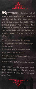 SIX OF CROWS - Leigh Bardugo