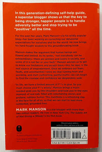 THE SUBTLE ART OF NOT GIVING A [BLEEP] - Mark Manson