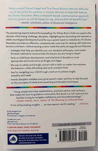 NO-DRAMA DISCIPLINE - Daniel J. Siegel, Tina Payne Bryson