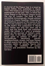 Load image into Gallery viewer, A JOURNAL OF THE PLAGUE YEAR - Daniel Defoe
