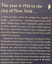 Load image into Gallery viewer, FANTASTIC BEASTS AND WHERE TO FIND THEM - J.K. Rowling
