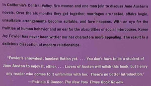 THE JANE AUSTEN BOOK CLUB - Karen Joy Fowler