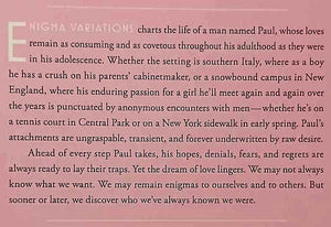 ENIGMA VARIATIONS - Andre Aciman