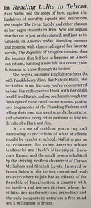 THE REPUBLIC OF IMAGINATION - Azar Nafisi