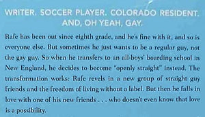 OPENLY STRAIGHT - Bill Konigsberg