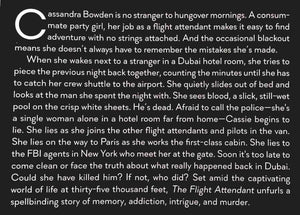 THE FLIGHT ATTENDANT - Chris Bohjalian