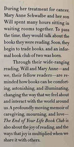 THE END OF YOUR LIFE BOOK CLUB - Will Schwalbe