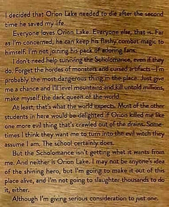 A DEADLY EDUCATION - Naomi Novik