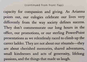 THRIVE - Arianna Huffington