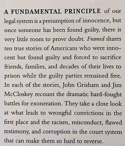 FRAMED - John Grisham, Jim McCloskey