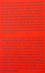 RUN TOWARDS THE DANGER - Sarah Polley