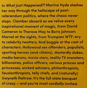 WHAT JUST HAPPENED?! - Marina Hyde