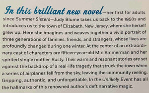 IN THE UNLIKELY EVENT - Judy Blume