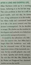 Load image into Gallery viewer, THE 100 YEAR OLD MAN WHO CLIMBED OUT THE WINDOW AND DISAPPEARED - Jonas Jonasson
