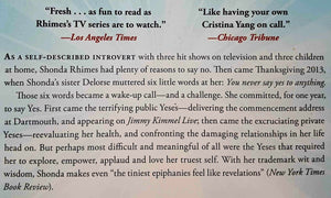 YEAR OF YES - Shonda Rhimes