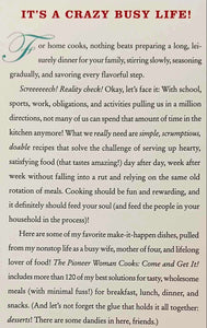 THE PIONEER WOMAN COOKS--COME AND GET IT! - Ree Drummond