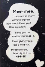 Load image into Gallery viewer, MOO-MOO, I LOVE YOU - Tom Lichtenheld, Amy Krouse Rosenthal
