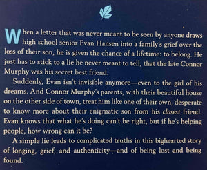 DEAR EVAN HANSEN - Val Emmich, Steven Levenson, Benj Pasek, Justin Paul
