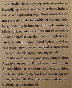 SOUTH AND WEST - Joan Didion