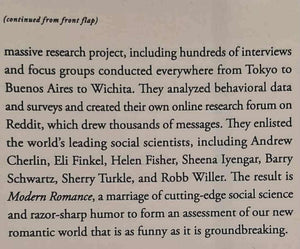 MODERN ROMANCE - Aziz Ansari, Eric Klinenberg