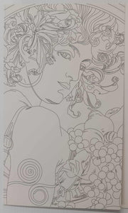 ALPHONSE MUCHA - Flame Tree