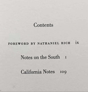 SOUTH AND WEST - Joan Didion