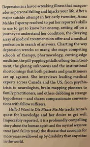 HELLO I WANT TO DIE PLEASE FIX ME - Anna Mehler Paperny
