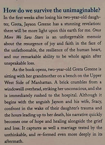 ONCE MORE WE SAW STARS - Jayson Greene