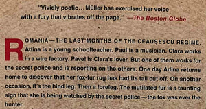 THE FOX WAS EVER THE HUNTER - Herta Muller