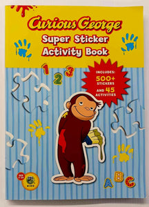 CURIOUS GEORGE SUPER STICKER ACTIVITY BOOK - H.A Rey