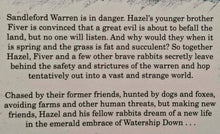 Load image into Gallery viewer, WATERSHIP DOWN - Richard Adams
