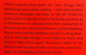 KITCHEN CONFIDENTIAL - Anthony Bourdain