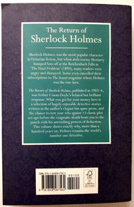 THE RETURN OF SHERLOCK HOLMES - Sir Arthur Conan Doyle