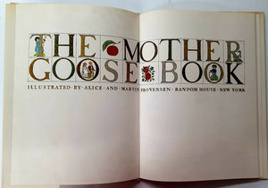 THE MOTHER GOOSE BOOK - Alice Provensen, Martin Provensen