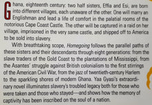 Load image into Gallery viewer, HOMEGOING - Yaa Gyasi
