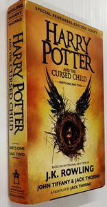 HARRY POTTER AND THE CURSED CHILD - John Tiffany, Jack Thorne, J.K. Rowling