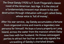 Load image into Gallery viewer, THE GREAT GATSBY - F. Scott Fitzgerald
