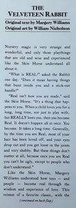 THE VELVETEEN RABBIT - Margery Williams Bianco