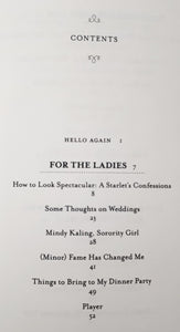 WHY NOT ME? - Mindy Kaling