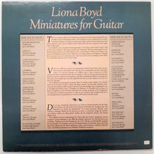 Load image into Gallery viewer, MINIATURES FOR GUITAR (SIGNED LP) - Liona Boyd
