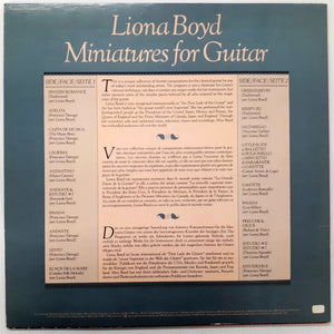 MINIATURES FOR GUITAR (SIGNED LP) - Liona Boyd